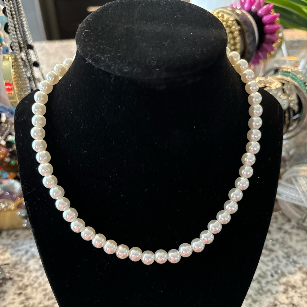 Faux Pearl Necklace
